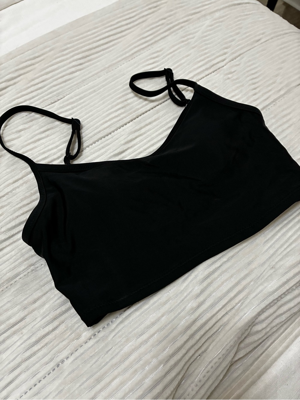 aerie Black Seamless Spaghetti-Strap bikini